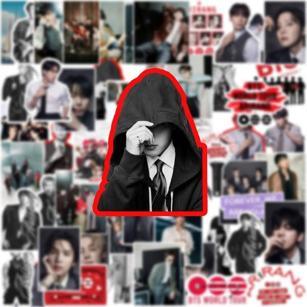 BTS ARIRANG Sticker Pack (55PCS) | Premium K-pop Decorative Stickers - Image 3