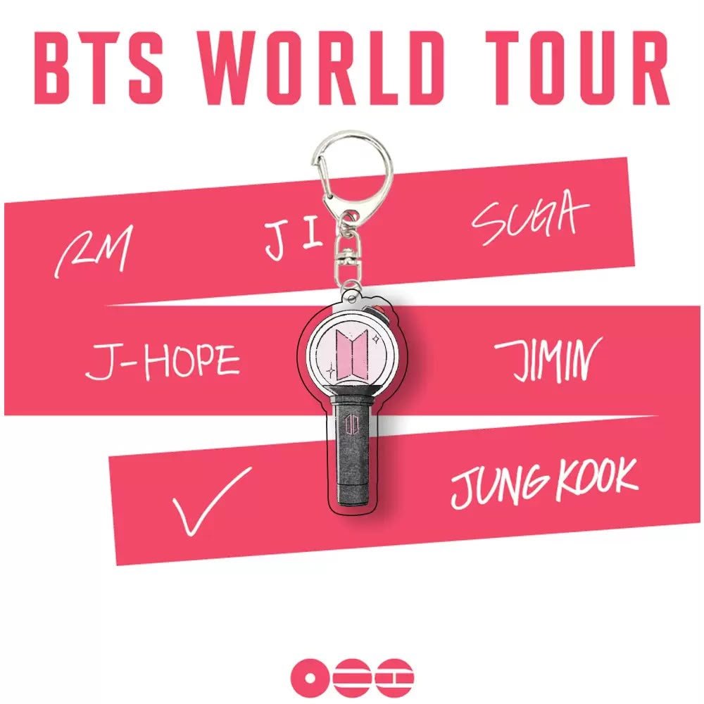 BTS World Tour Lightstick Acrylic Keyring | ARMY Collectible Keychain - Image 2