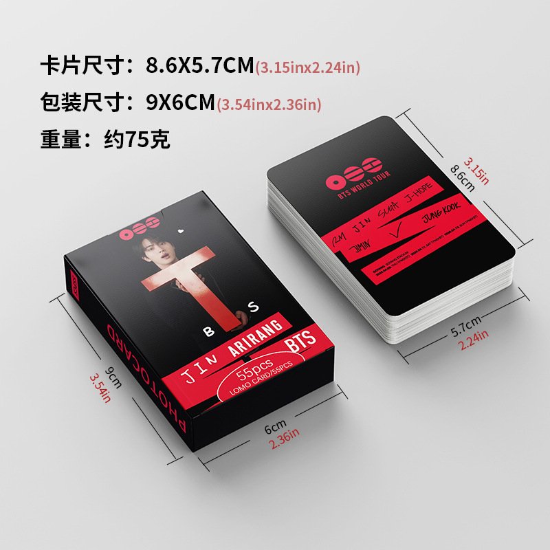 BTS Arirang Lomo Card Set (55 PCS) – Premium K-Pop Photo Cards for ARMY (Copy) - Image 3